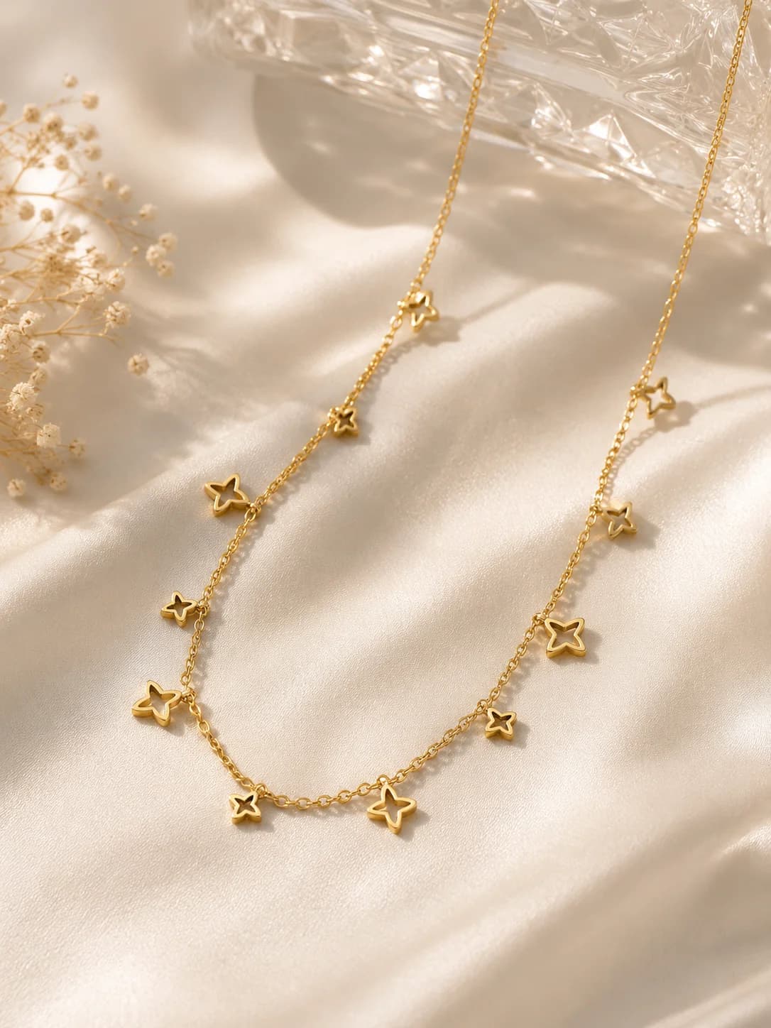 Collier Acier Inoxydable 🐚 | قلادةالنجوم